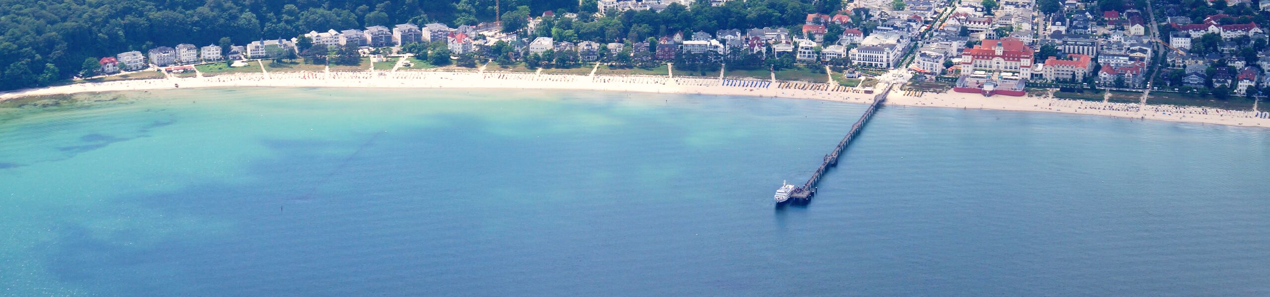 Ostseebad Binz von oben